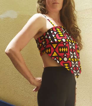 Summer triangle top in wax