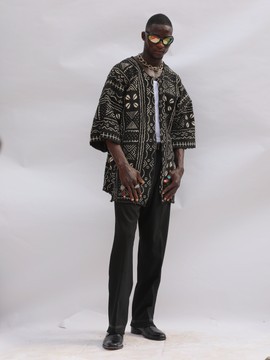 Jungle Party Bogolan Cloak (Pre-Order)