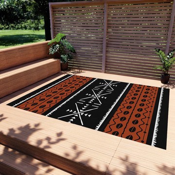 Colorful Modern Area Rugs Outdoor Tribal Print Carpet (LARGER SIZES AVAILABLE)
