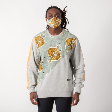 Sweat-shirt Akpokou en coton organique