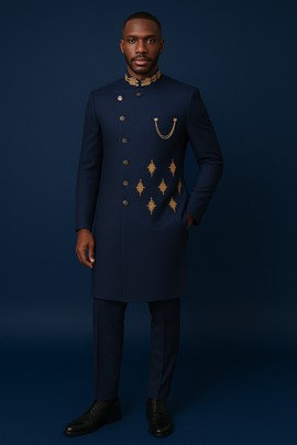 Embroidered men's Safari
