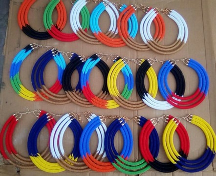 Wholesale necklaces/3 in 1 necklace/Zulu necklaces/ maasai necklace/ African chain