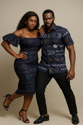 Couple Ankara men's Couple dress