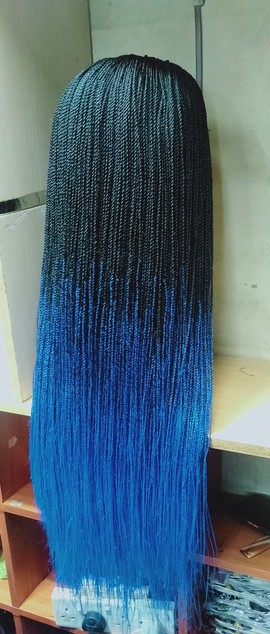 Twisted wig, braided wig