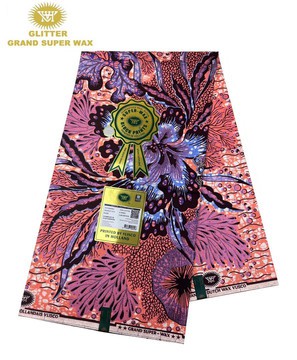 Grand Glitter Super wax Vlisco/Ankara wax/ Ankara Print/ Vlisco Cotton