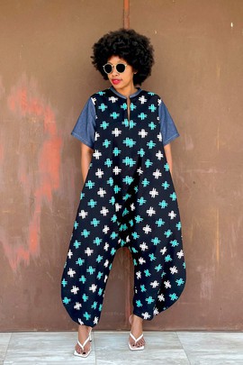BOBO HAREM JUMPSUIT (CROSS)