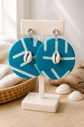 Bohemian Cowrie Earrings