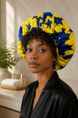 WAX AND SATIN BEANIE