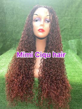 Perruque micro twist sur fermeture 2*4