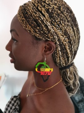 Wooden earrings