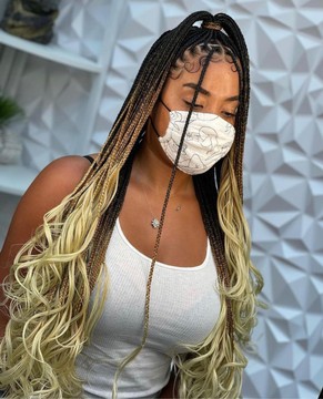 French Curl extension for braids( 6 packs)