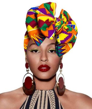 Écharpe à Cravate Africaine Pour Femme - Headwrap Turban - 100% Coton - Neuf Avec étiquettes