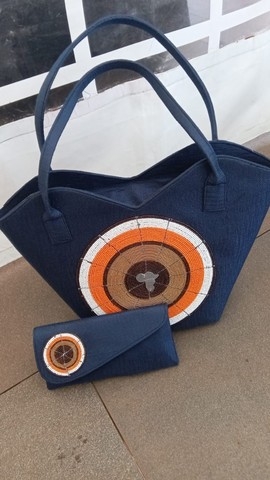 African women shoulder bag set