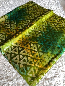 4 Yards Adire Silk Fabric, Nigeria Tribal Dashiki, Nigerian Wedding Dress, Adire Tie Dye Fabric