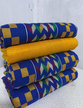 Ashanti Bonwire Kente -Hand woven