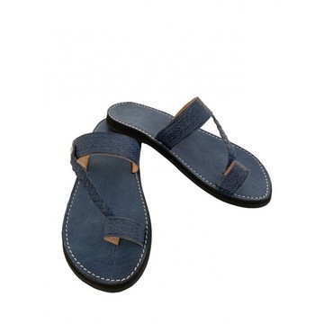 Real leather beach sandal