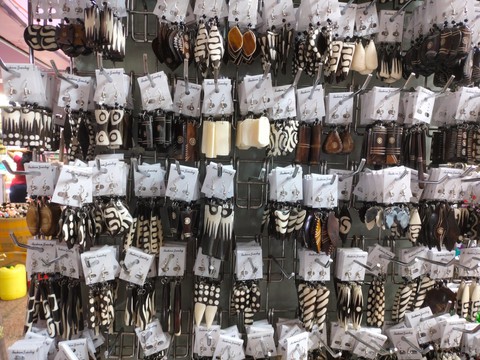 100 pairs Short bone earrings,  assorted design of tiny cow horn earrings,  wholesale earrings