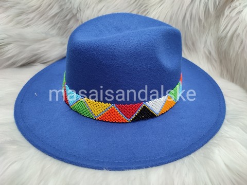 Chapeaux Fedora, chapeau fedora perlé africain