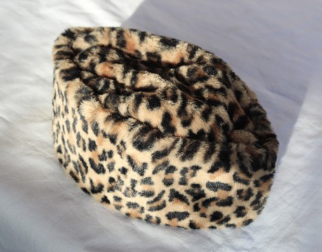 Leopard/Cheetah Print Velvet Cap, Hausa Cap, Igbo Cap, Furry Hat, African Mens Hat