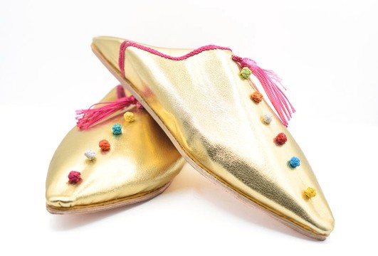 Genuine genuine leather slippers