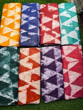 African Adire Batik / Handmade Batik / Ankara Fabric / 100% Cotton Fabric