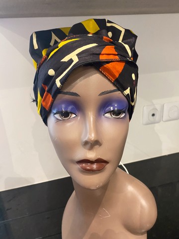 Afro turban beanie