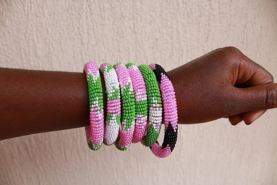 Zoulou africain bracelet perlé, bracelets femmes, bracelets tribal, cadeau pour elle, cadeau de mamans