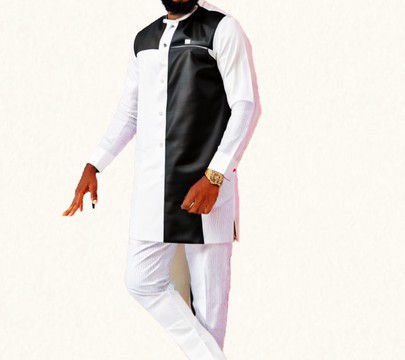 Men african suit kaftan African outfit, two piece men's suit jacket