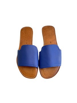 Sandale en cuir véritable haute qualité fait main mode femme