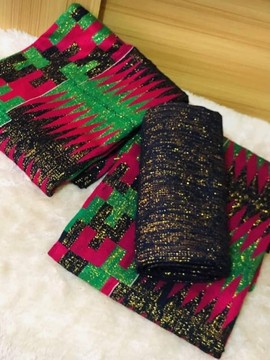 African kente/ Ashanti Bonwire Kente -Hand woven