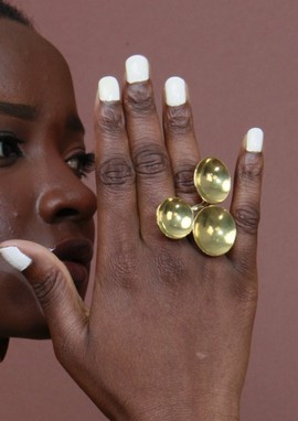 Bague bronze « Le trio fidel »
