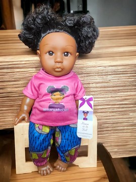 12 inch African American Doll // African Doll: Ayima Doll