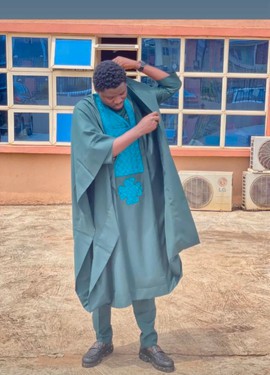 White Agbada set
