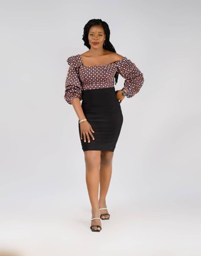 Long Sleeve Wax Crop Top| Ankara Long Sleeve Top| Gifts For Her| Ankara Top| Ankara