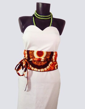 ceinture OBI en wax africain neuve fait main
