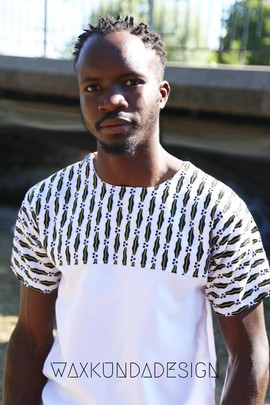 "Mouth" fitted round neck t-shirt waxkundadesign