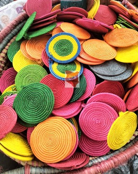 50 pairs Sisal Earrings,Wholesale Handmade Jewelry,Round Sisal Rope Woven Knotted African earrings