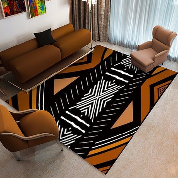 African Rug Carpet Tribal Print (LARGER SIZES AVAILABLE)