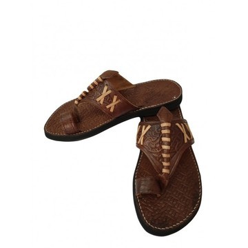 Men's sandal in genuine leather