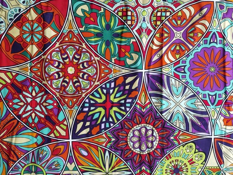 100% AFRICAN WAX FABRIC SOLD BY 1 YARD