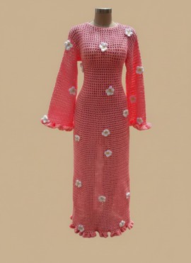 Robe maxi crochet « Meadow Bloom »
