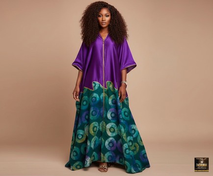 Ayinke Floral Batik Kaftan