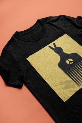 AFRO PEACE BLACK