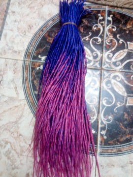 Single End synthetic dreadlocks, ombre lisa bonnet locs, back combed locs 20inches