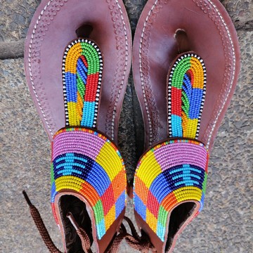 EN SOLDES! Sandales de gladiateur africain / sandales pour femmes / / sandales d'été / sandales en cuir / sandales maasaï