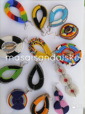 Maasai earrings / Wholesale maasai strings / Handmade earrings for women