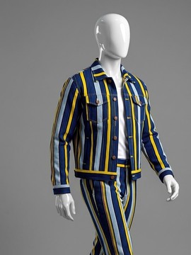 Traditional aso oke jacket