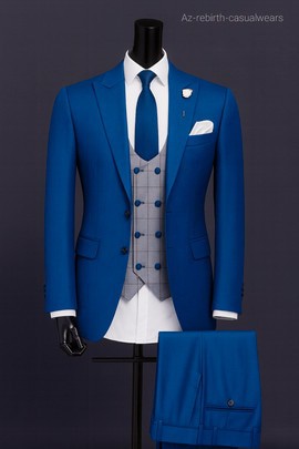 Costume trois pièces pour homme, costume de mariage pour homme