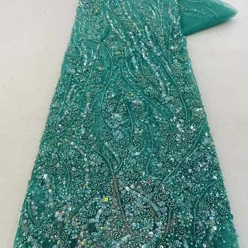 Beaded luxury lace (5 yards)