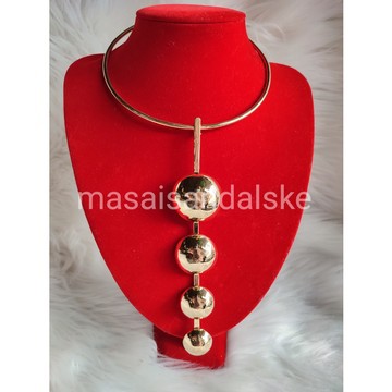 Collier en laiton africain, collier en laiton, collier tribal, collier Boho, collier élégant